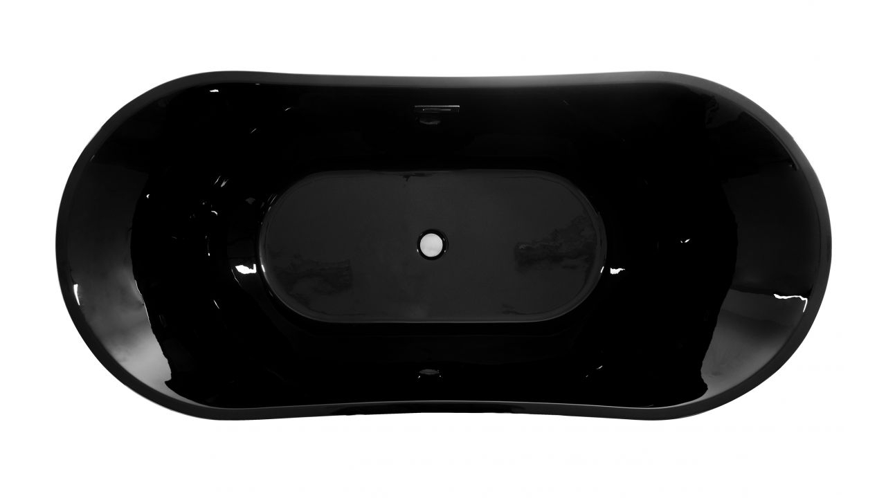 REA - Voľne stojaca vaňa FERRANO BLACK