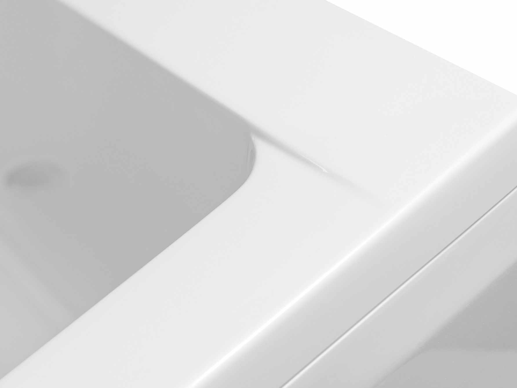 Besco QUADRO - akrylátová vaňa 180x80 cm (#WAQ-180-PK)