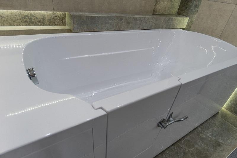 Bezbariérová vaňa s dvierkami IMPRESSIONE 170L - 170 x 76 cm dvierka na ľavej strane
