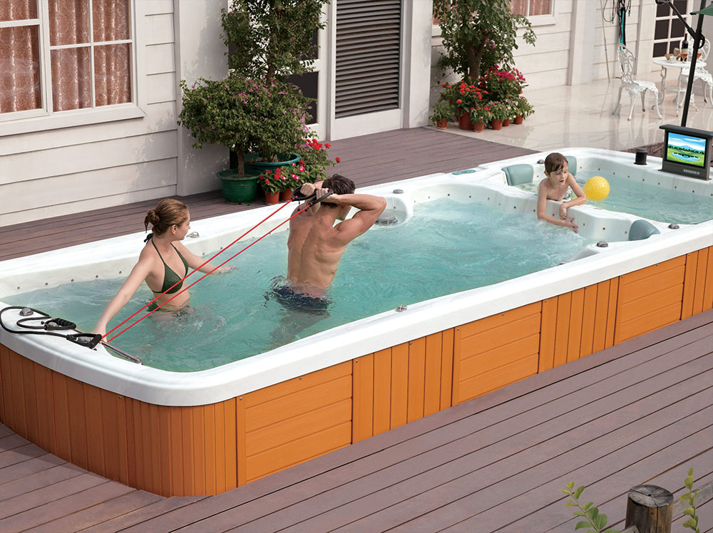 M-SPA - SPA bazén s hydromasážou 590 x 228 x 150 cm