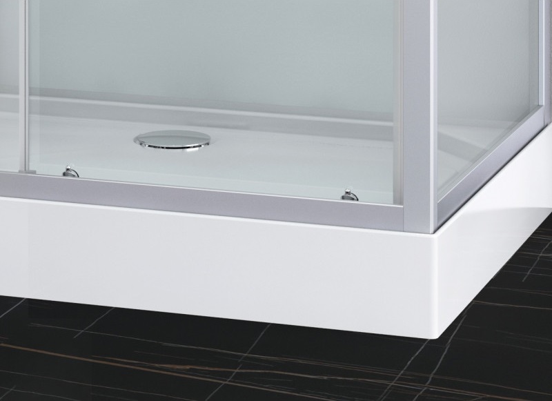 Sanotechnik VIVA 2 sprchový box obdĺžnnik bez strechy, 120x80x225cm, biely