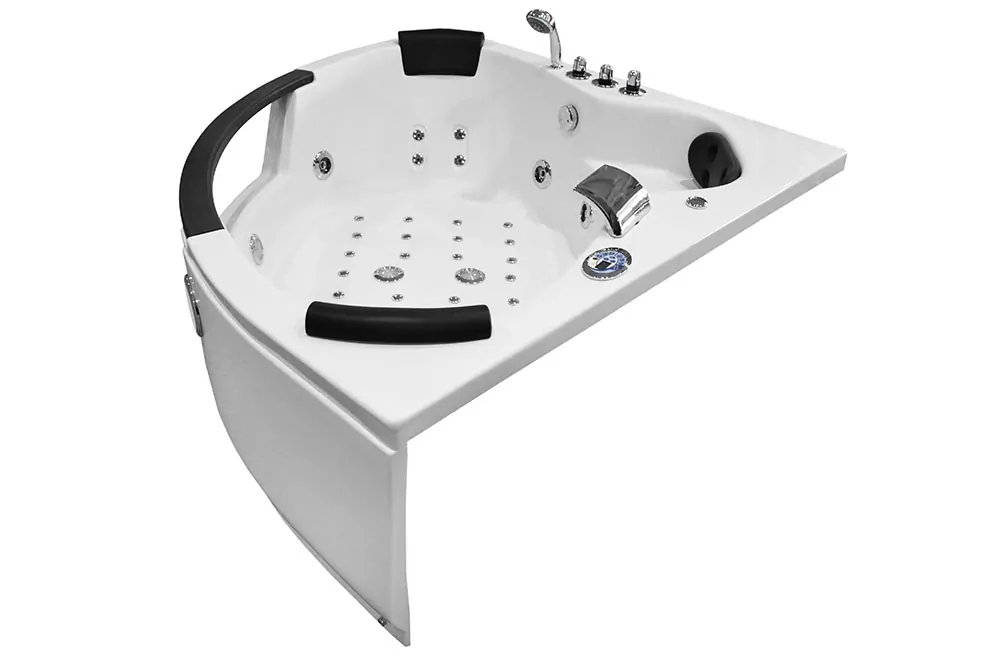 M-SPA kúpeľňová vaňa s hydromasážou MO-1004 TURBO+ 2-miestna 152x152x56cm