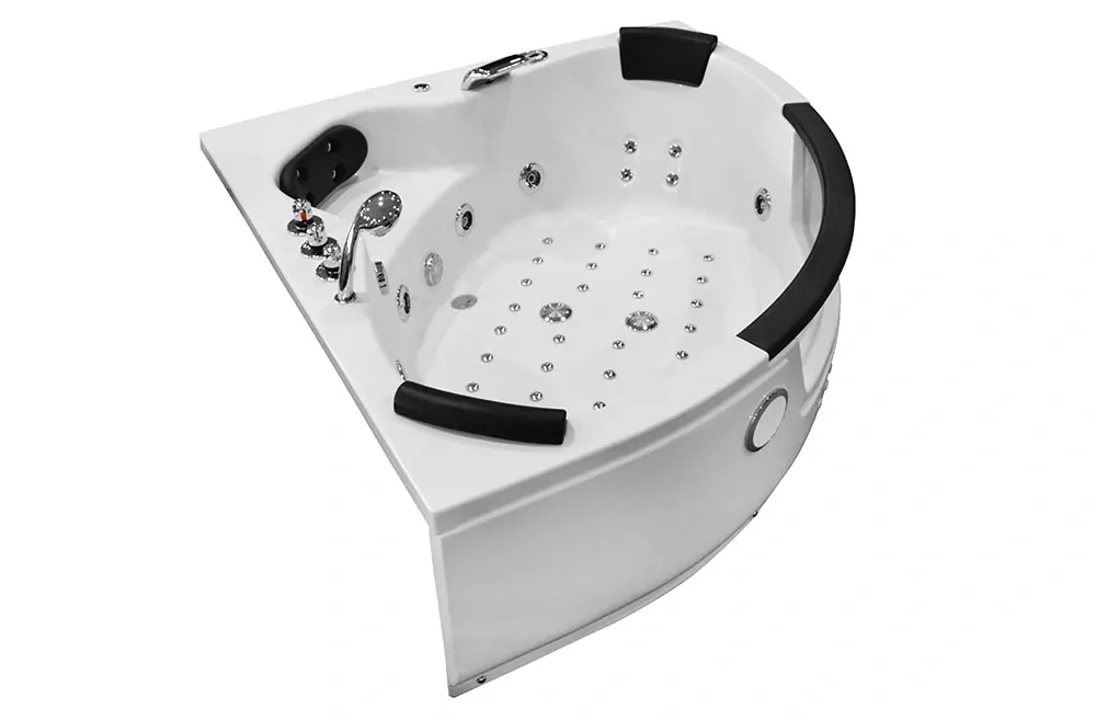 M-SPA kúpeľňová vaňa s hydromasážou MO-1004 TURBO 2-miestna 152x152x56cm
