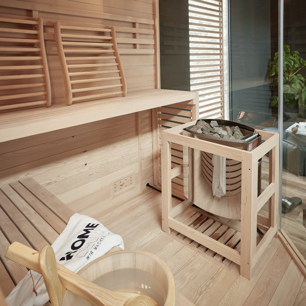 Tradičná sauna SKYLINE BIG XL - 200 x 200 cm pre 6 osôb