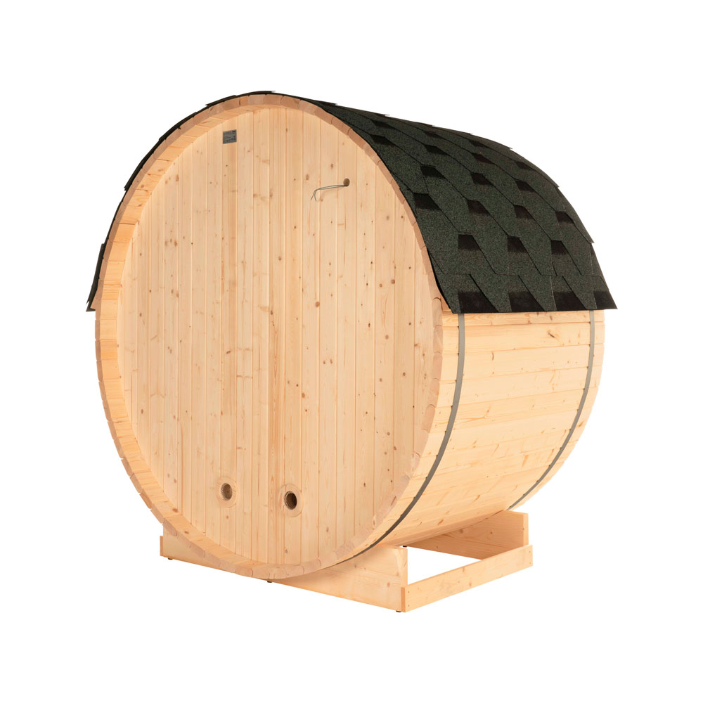 Vonkajšia sudová sauna LAHTI M - 195 x 120 cm pre 2 osoby