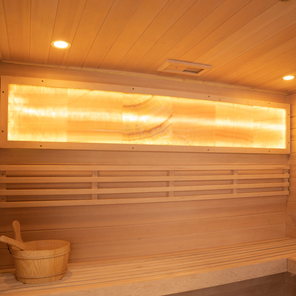 Tradičná sauna NEOLA - 200 x 160 cm pre 5 osôb