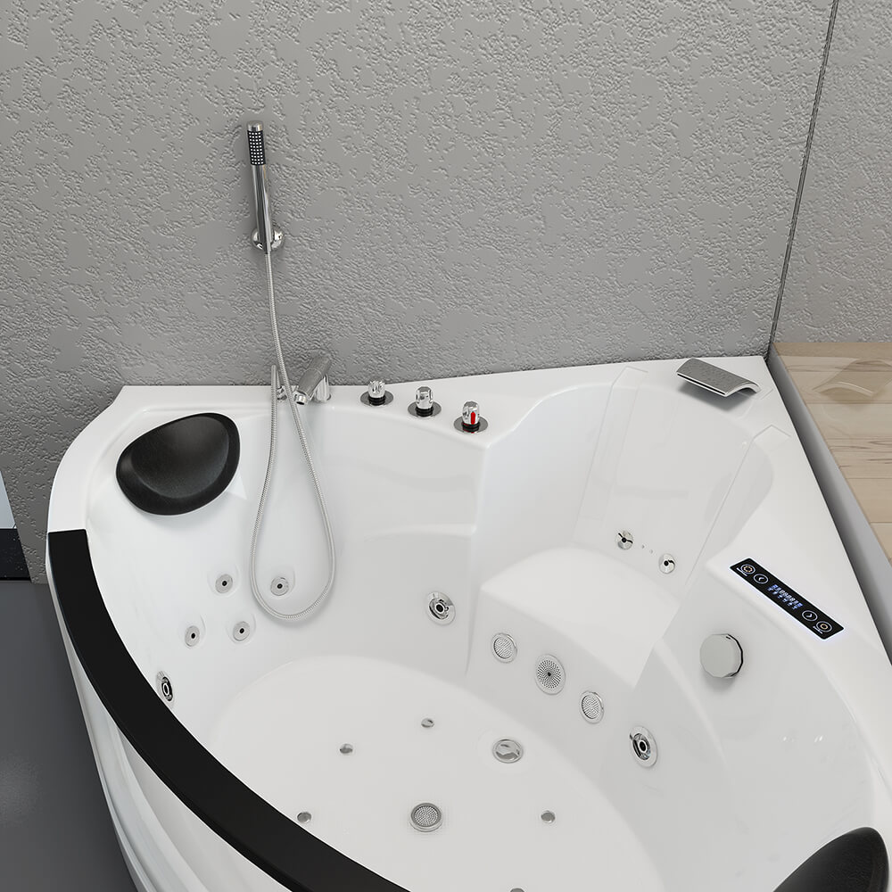 Hydromasážna vaňa so svetelnou terapiou LAGUNA L MINI - 135 x 135 cm