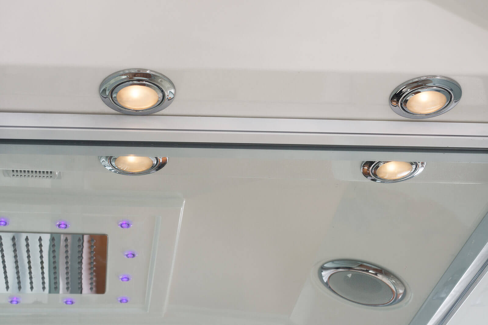 LUXOR XL Parná sprcha s vodopádom a parná sauna - 120 x 90 cm čierna