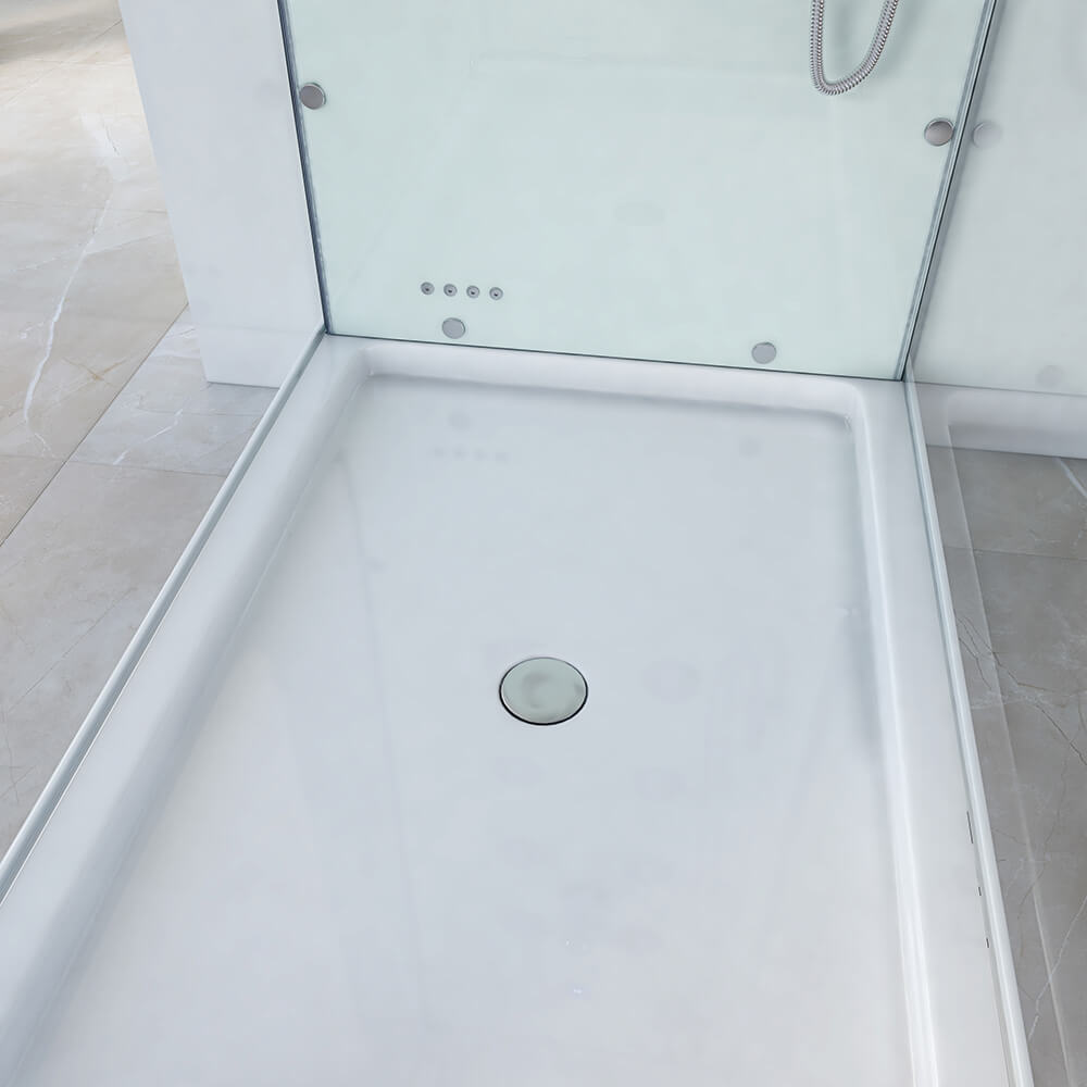 Parná sprcha s vodopádom a LED osvetlením DESIGN M - 80 x 120 cm