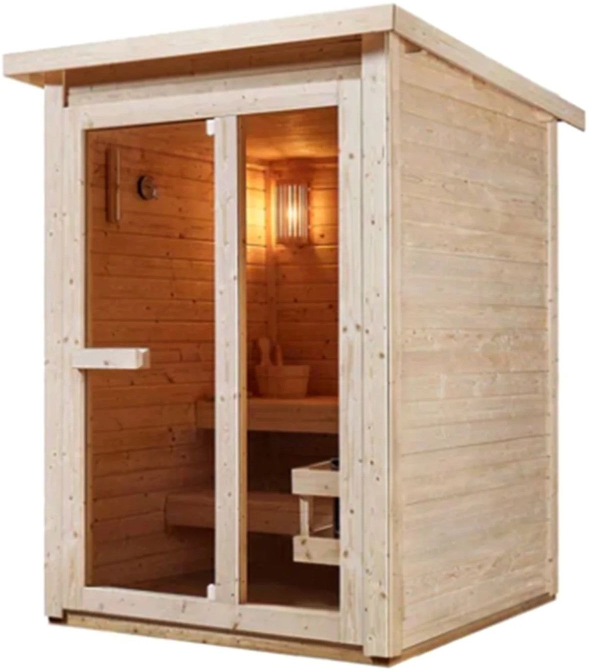 Vonkajšia sauna HELSINKI pre 2-3 osoby, 165x175x218,9 cm