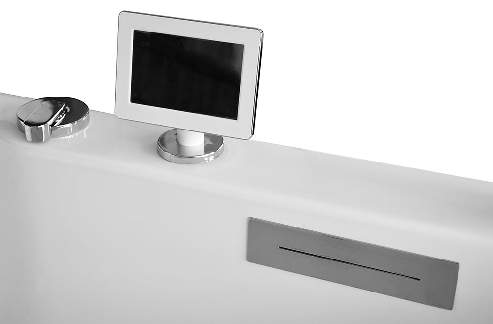 M-SPA - 0032A - Vaňa s hydromasážou ľavá 150 x 150 x 70 cm