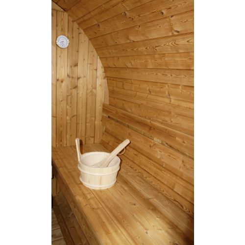 Vonkajšia sauna TROMSÖ XL pre 6 osôb 189x220x191,5 cm