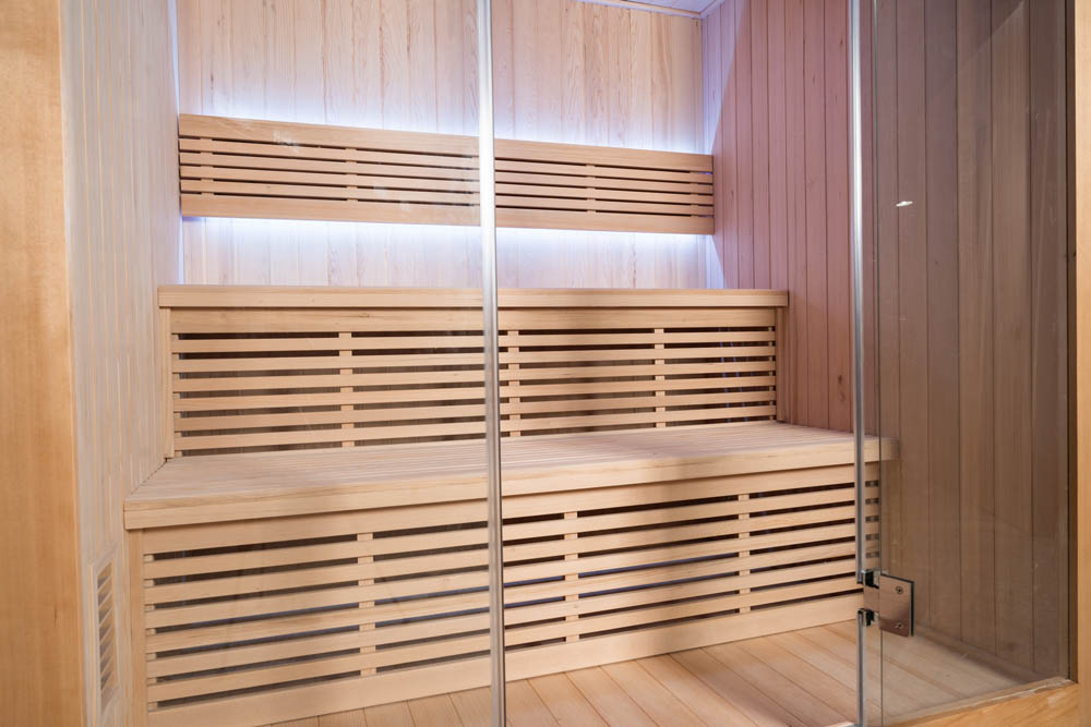 Suchá sauna s ohrievačom HARVIA 6 kW 180X140X200CM