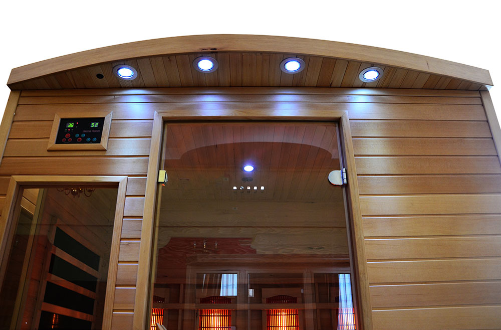 M-Spa - Infrasauna karbón-keramika pre 4 osoby 175 x 135 x 190 cm 2,6 kW