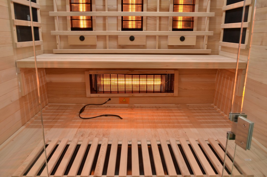 Sanotechnik - OPEN - infrasauna pre 3 osoby, 150 x 120 x 200 cm