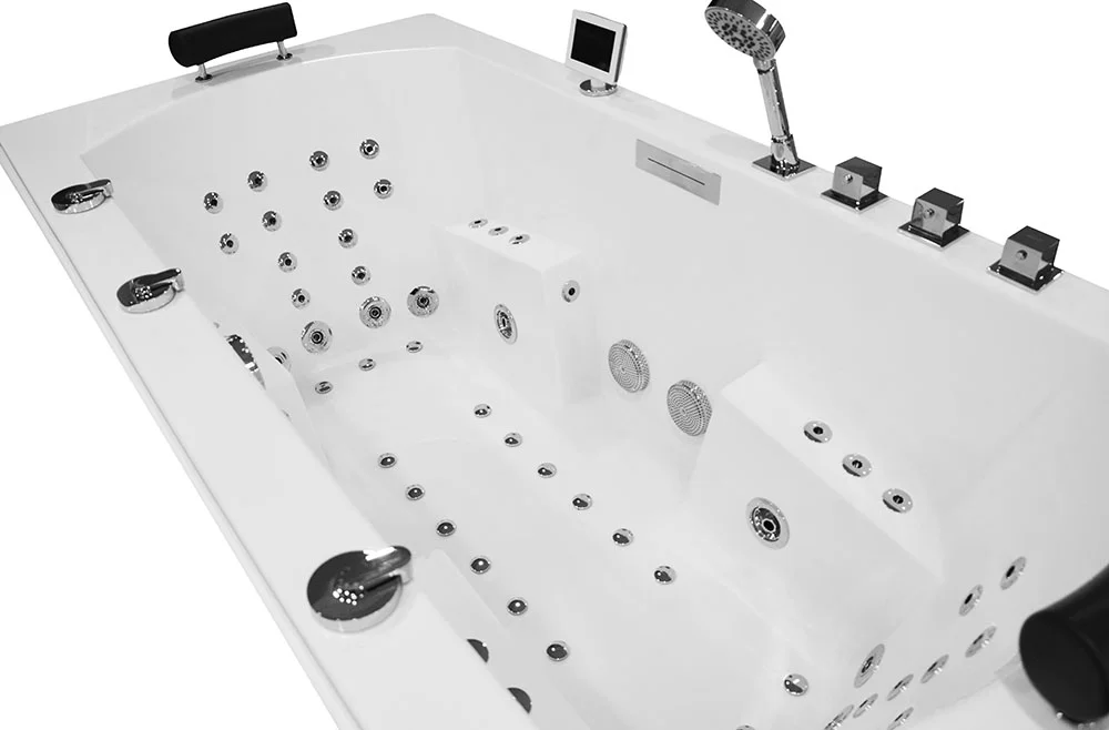 M-SPA - Kúpeľňová vaňa s hydromasážou 180 x 90 x 70 cm
