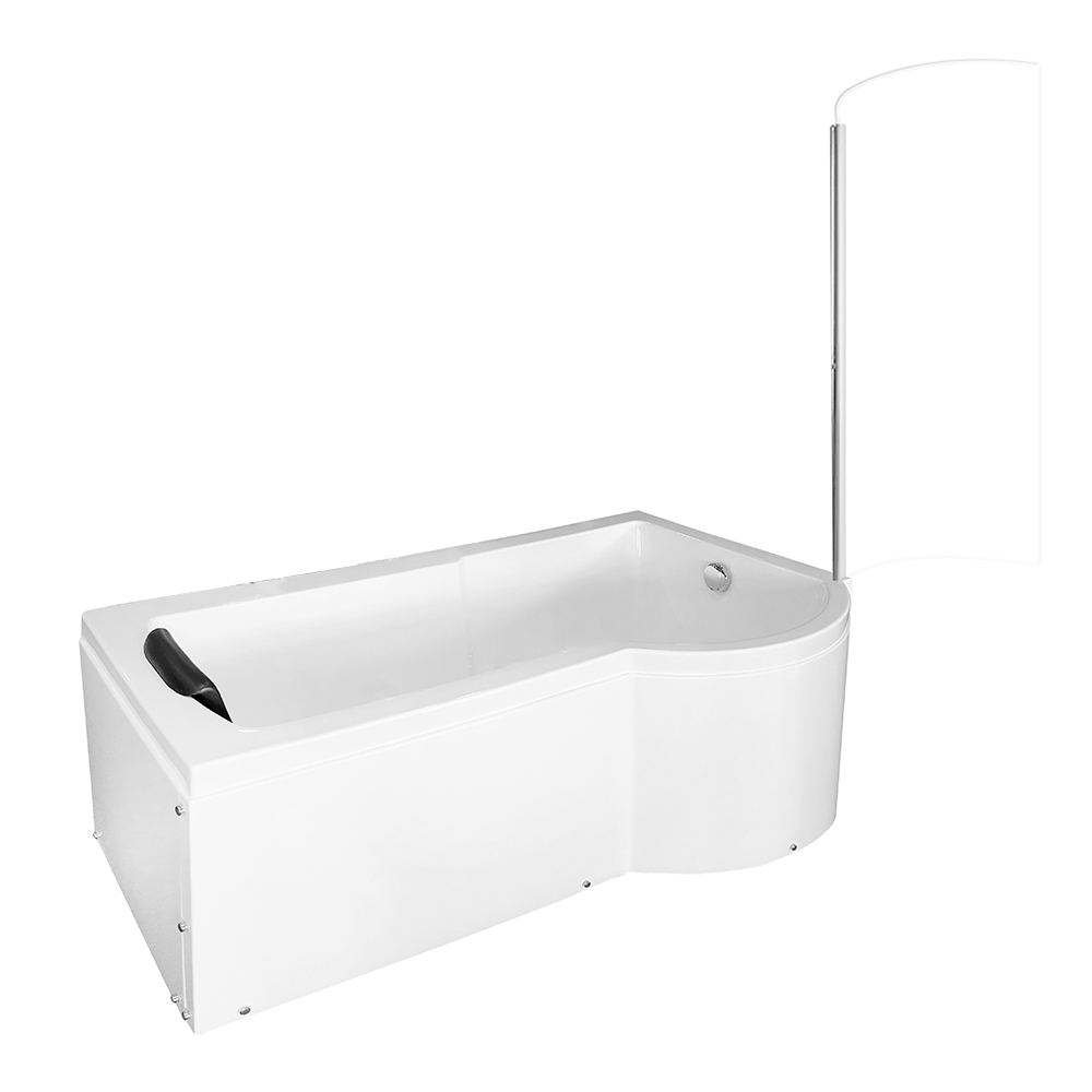M-SPA - Vaňa so zástenou pravá 1684 pre 1 osobu 170x85 cm