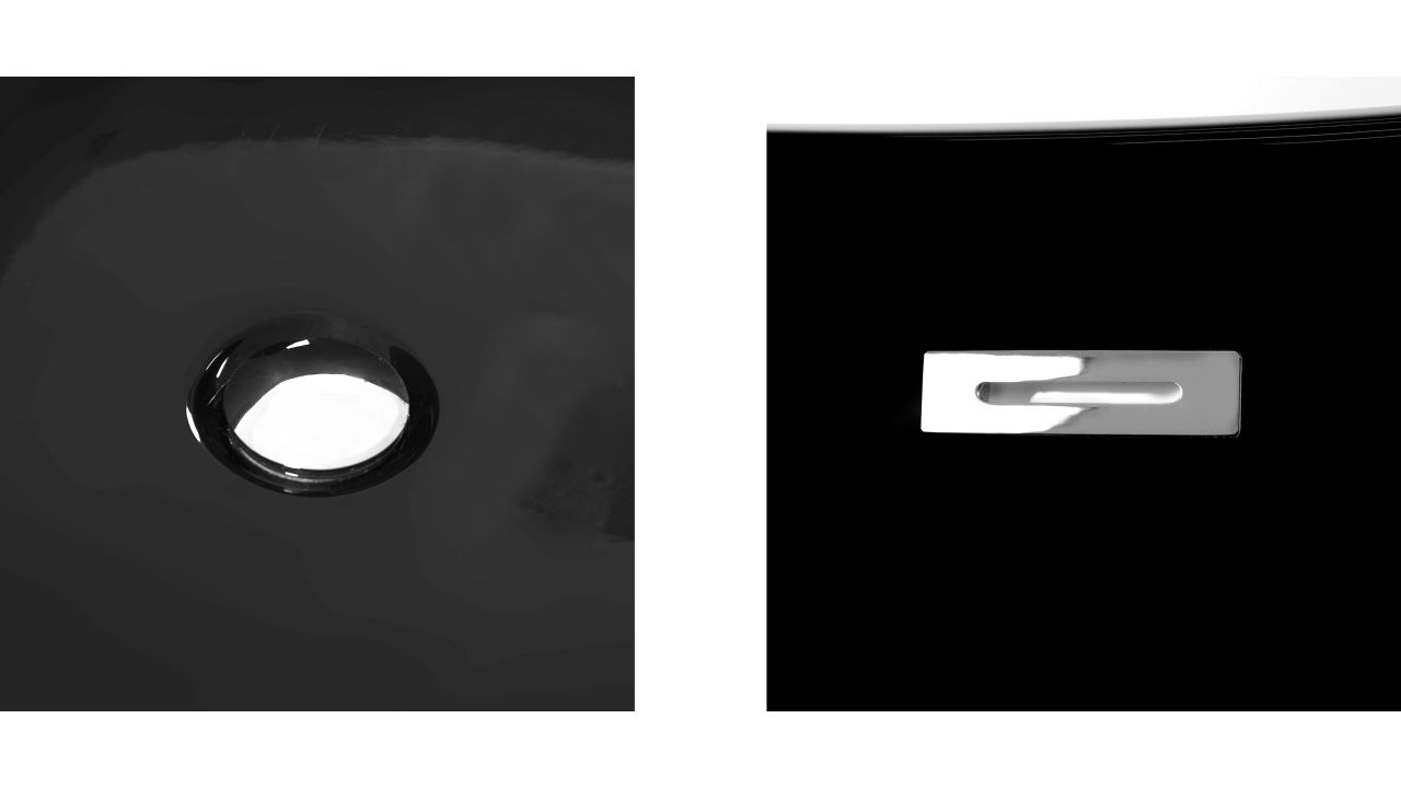 REA - Voľne stojaca vaňa FERRANO BLACK