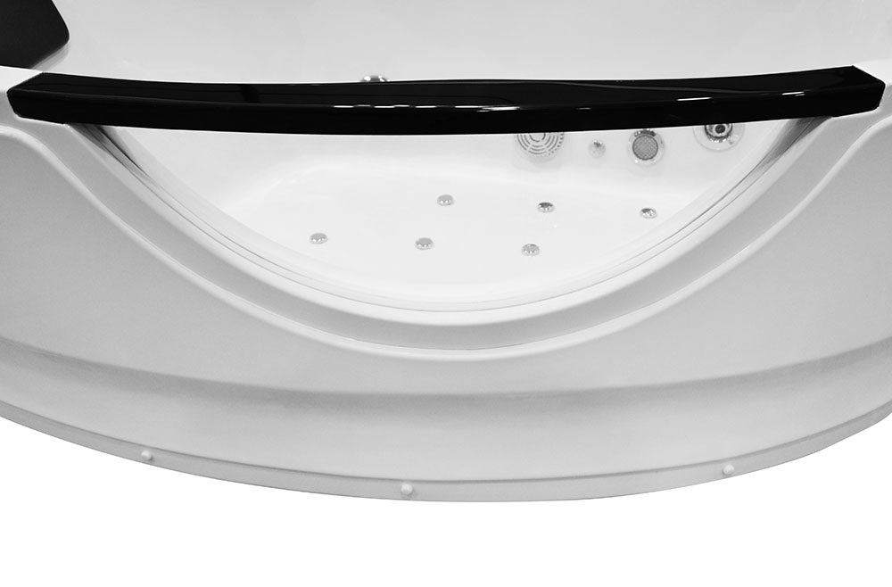 M-SPA - Kúpeľňová vaňa ľavá s hydromasážou pre 1 osobu 169 x 90 x 56 cm