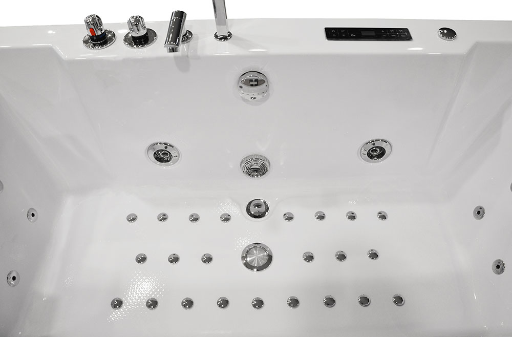 M-SPA - Kúpeľňová vaňa s hydromasážou PLUS 1-osoba 181 x 91 x 60 cm