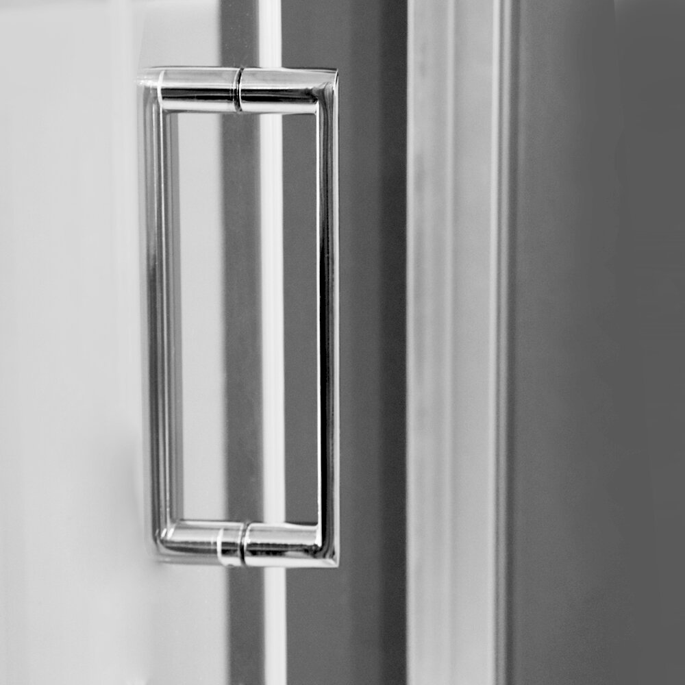 Aquatek - Sprchové dvere DYNAMIC B2 135, PROFIL CHRÓM - SATIN, SKLO GRAPE, PRAVÉ