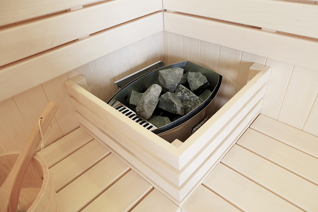 M-SPA - Suchá sauna s pieckou + parná 340 x 175 x 210 cm 6 kW