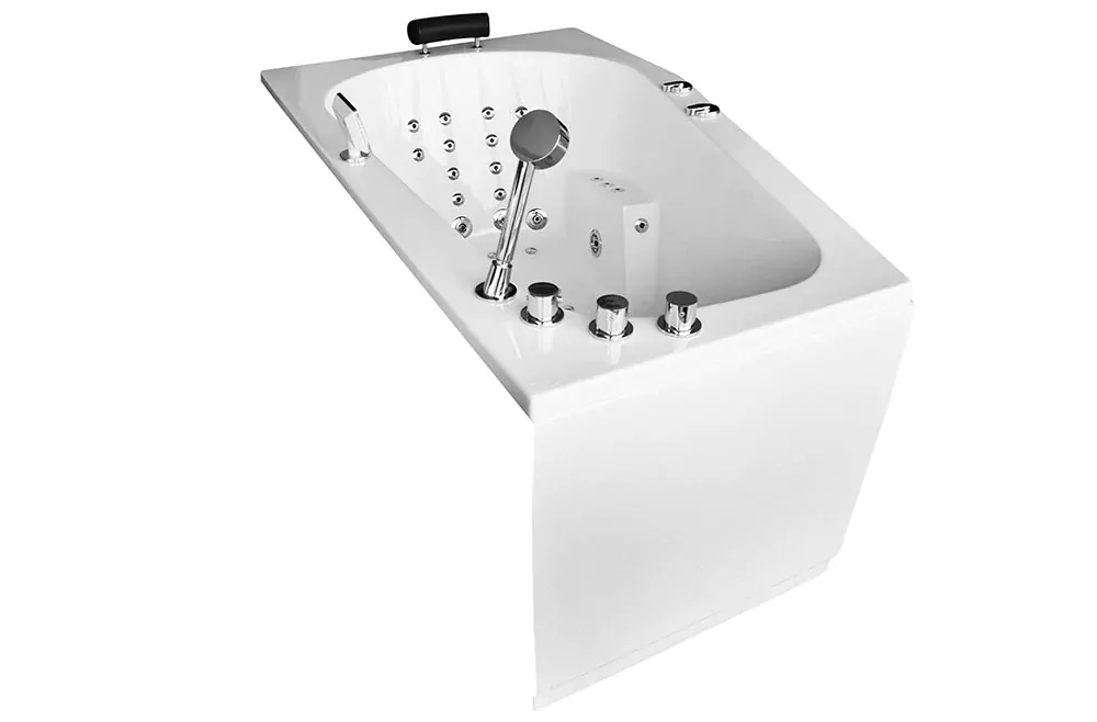 M-SPA - Pravá kúpeľňová vaňa SPA 007 s hydromasážou 170 x 100 x 70 cm