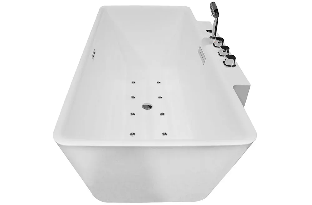 M-SPA - Voľne stojaca kúpeľňová vaňa SPA s hydromasážou 170 x 87 x 61 cm