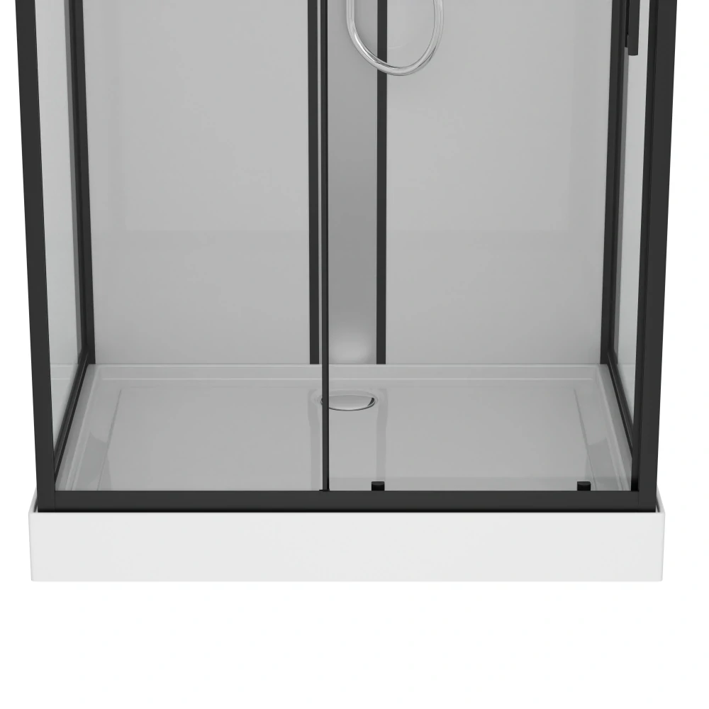 Sanotechnik QuickLine Boston black - Sprchová kabína 90x120x215 cm