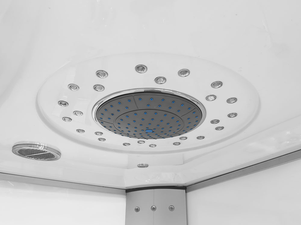 M-SPA - Sprchový box s hydromasážou pravý 09914 white 120 x 85 x 225 cm