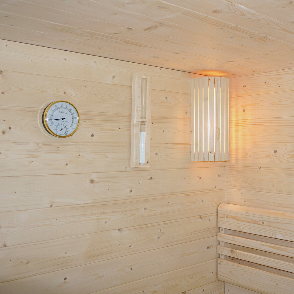 Tradičná sauna SHADOW XL - 200 x 150 cm pre 5 osôb