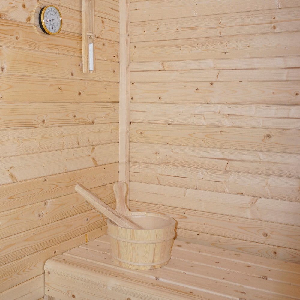 Vonkajšia sauna TALO M - 191 x 157 cm pre 3 osoby