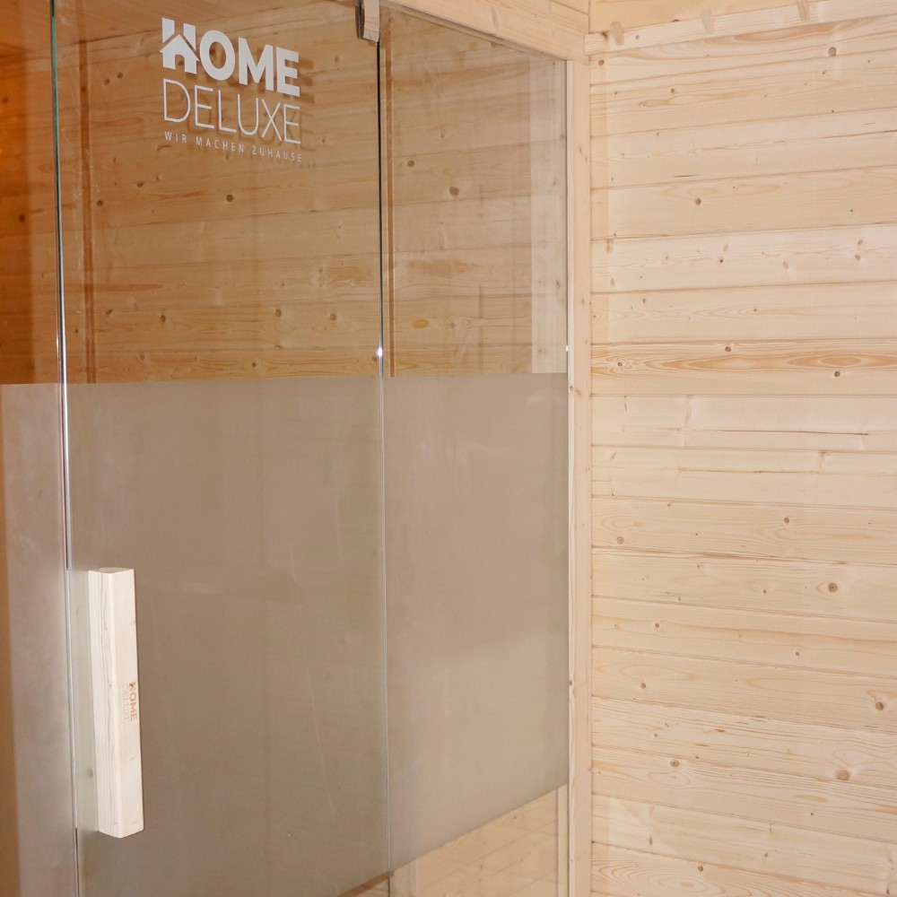 Vonkajší saunový domček s predsieňou TALO XL - 400 x 217 cm pre 5 osôb
