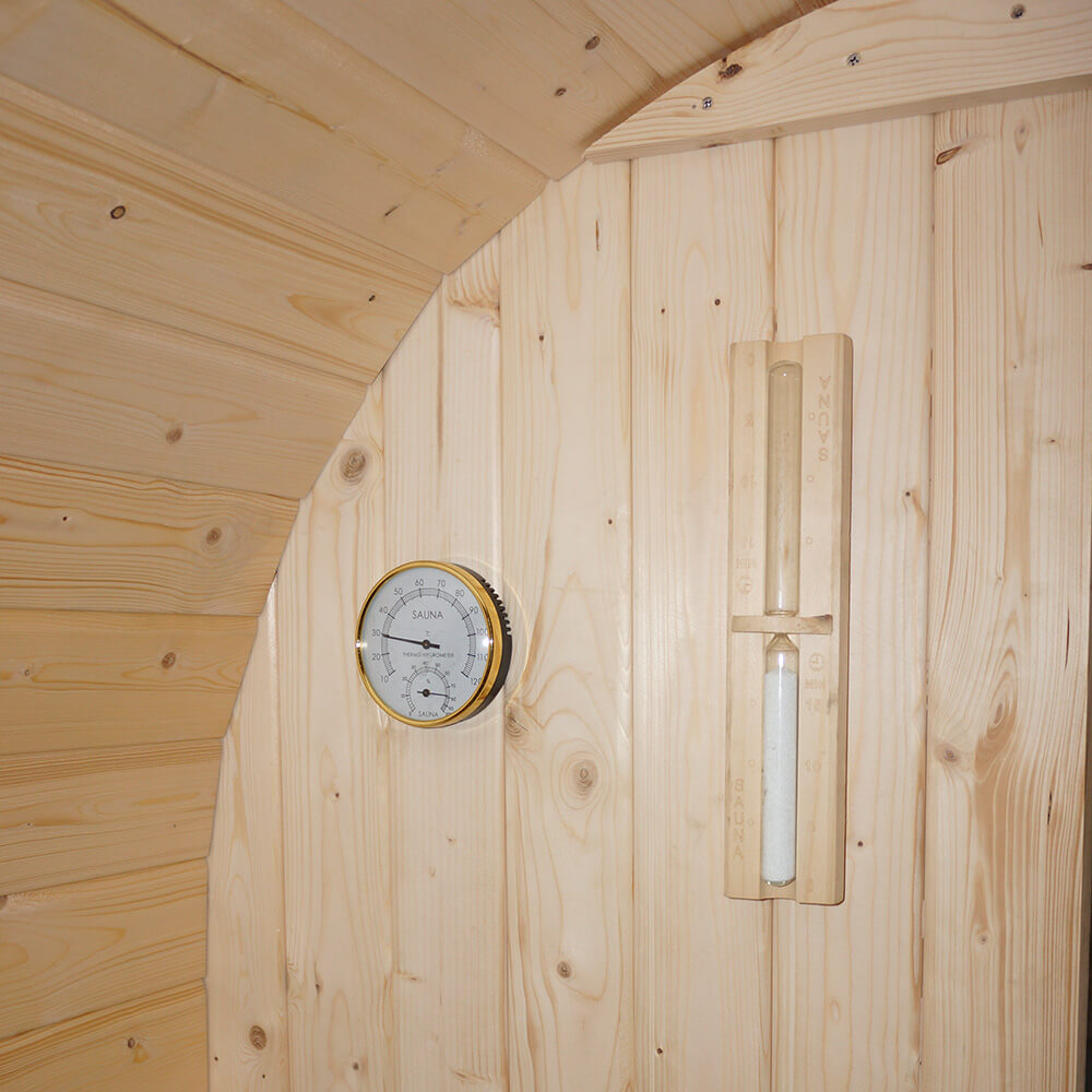 Vonkajšia sauna CUBE L - 184 x 180 cm pre 4 osoby