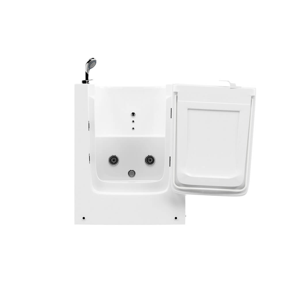Bezbariérová sedacia vaňa s hydromasážou VITAL L - 85 x 95 cm pravá