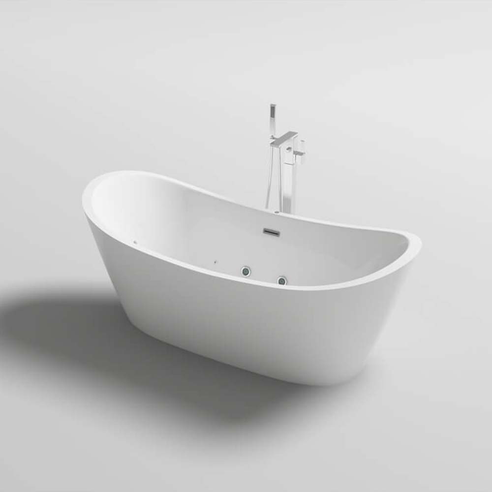 Voľne stojaca hydromasážna vaňa OVALO PLUS - 180 x 90 cm