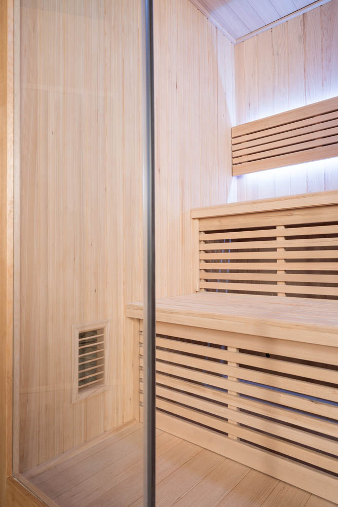 Suchá sauna s ohrievačom HARVIA 6 kW 180X140X200CM