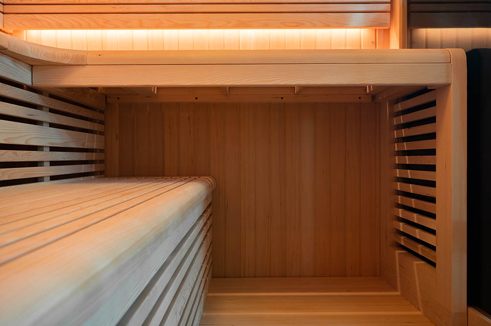 Suchá sauna s ohrievačom HARVIA 8 kW 200X160X200CM