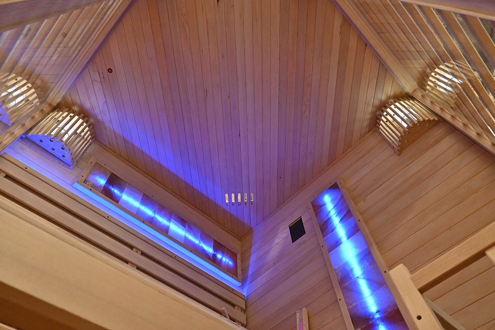 Suchá sauna s ohrievačom HARVIA 8 kW, 180 x 180 x 200 cm