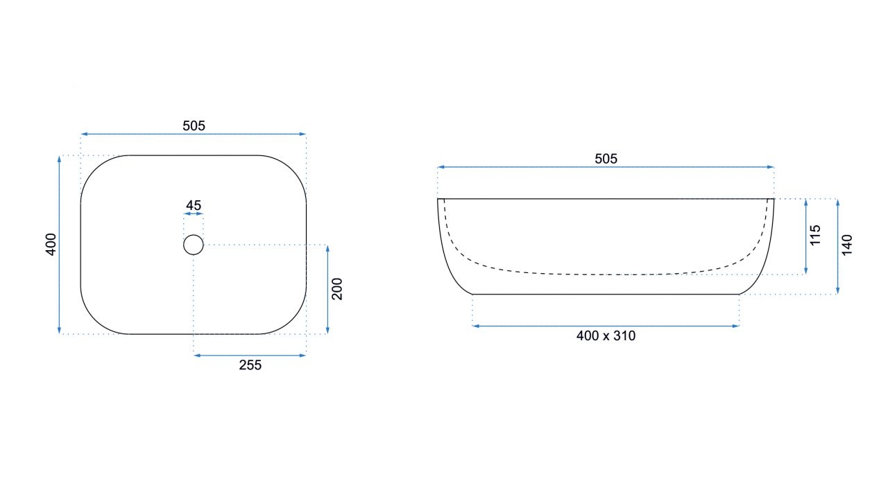 REA - Umývadlo Mona Slim