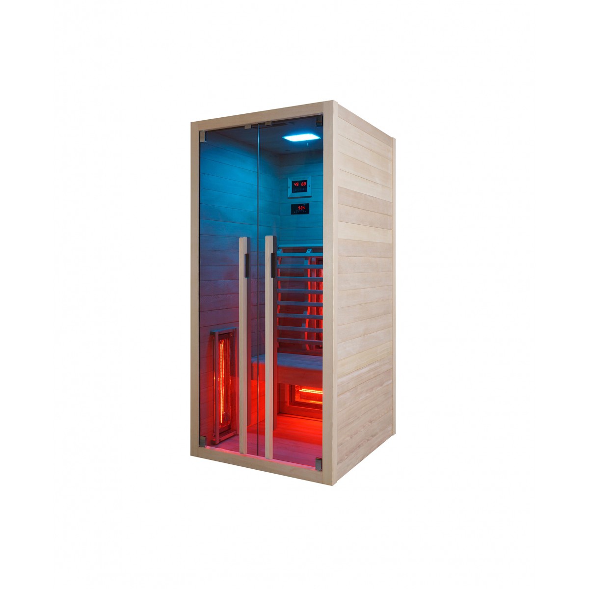 Sanotechnik - RUBY 1 - infrasauna pre 1 osobu, 90 x 100 x 195 cm