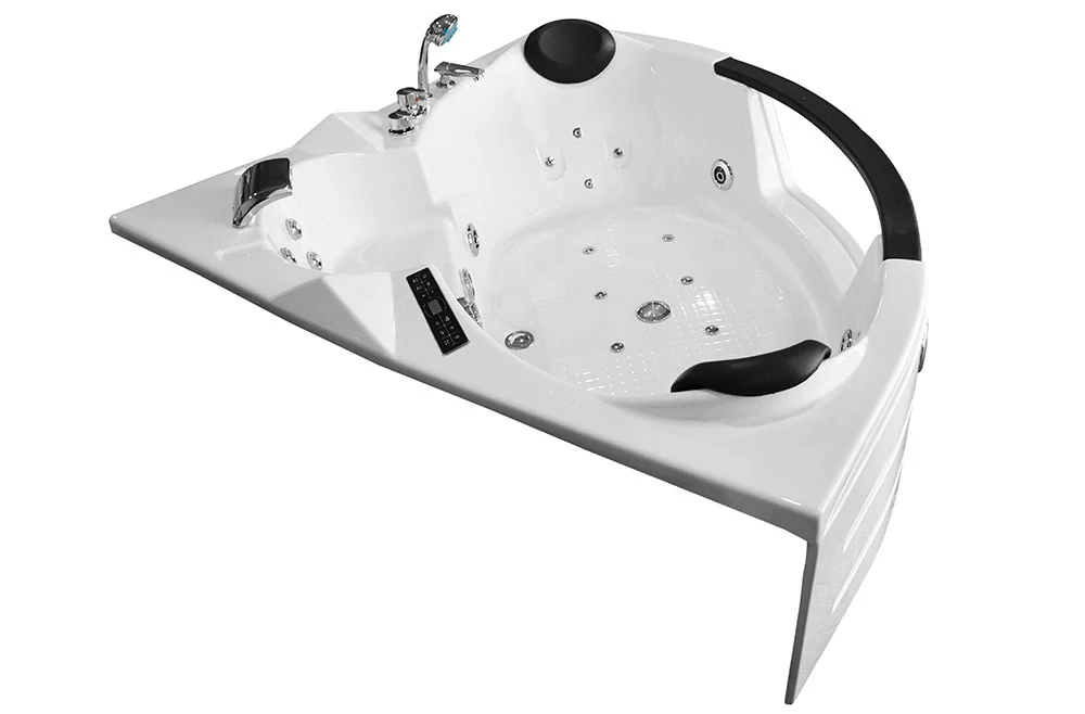 M-SPA - Vaňa s hydromasážou 632B pravá pre 2 osoby 150 x 150 x 67 cm