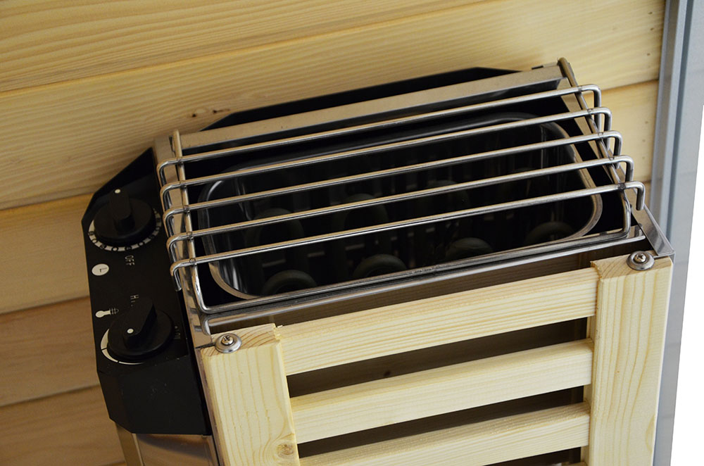 M-SPA - Suchá sauna s parou a sprchovací box TRIO pravý 180 x 110 x 223 cm