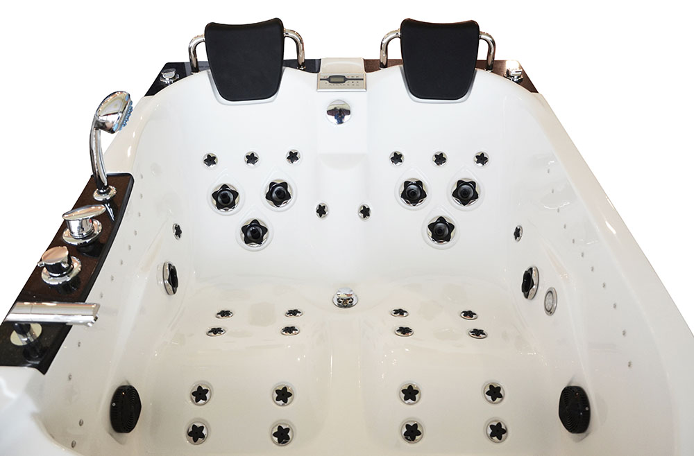 M-SPA 1062 Pravá kúpeľňová vaňa s hydromasážou 180 x 120 x 61 cm
