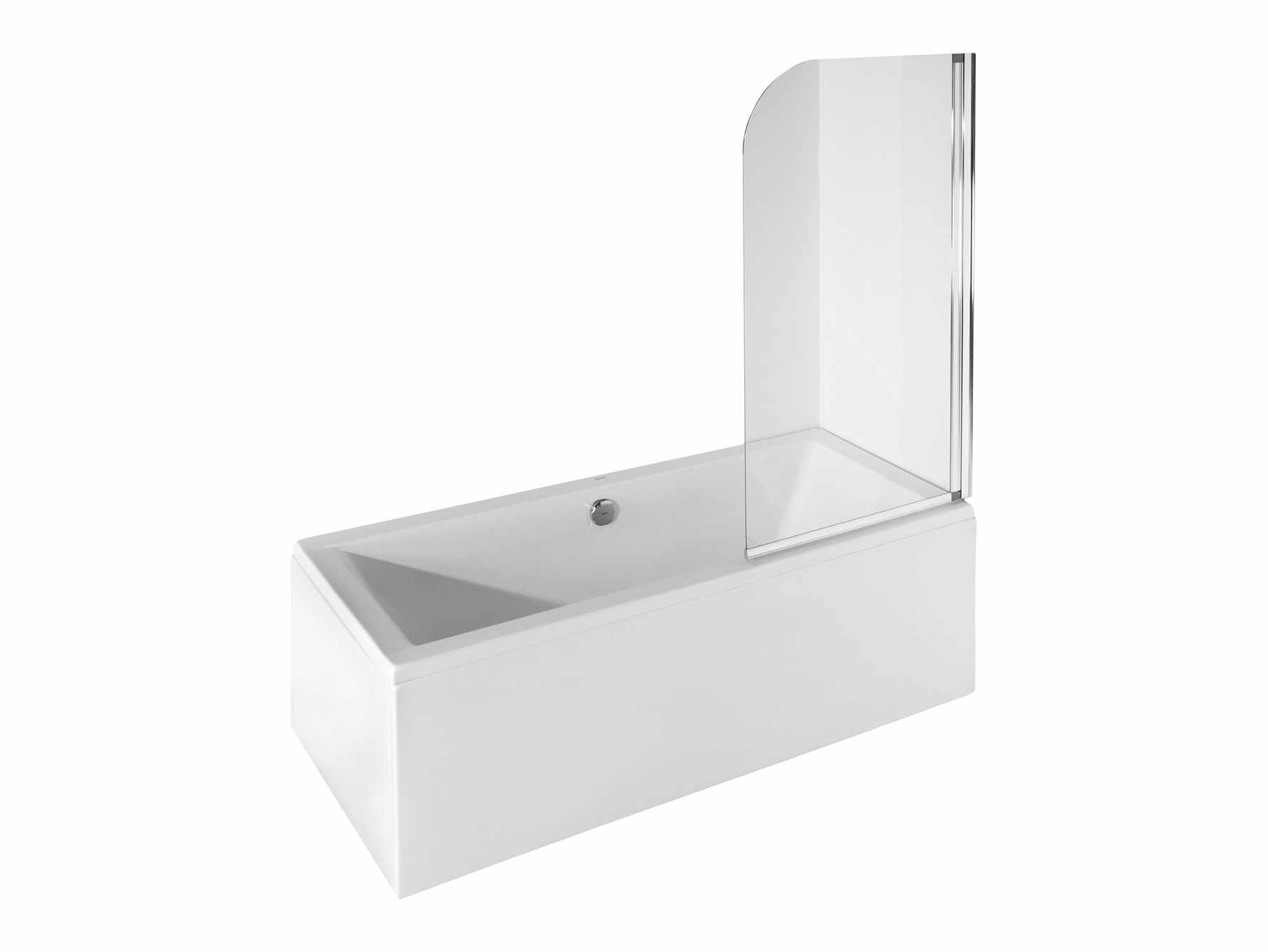Besco QUADRO - akrylátová vaňa 180x80 cm (#WAQ-180-PK)