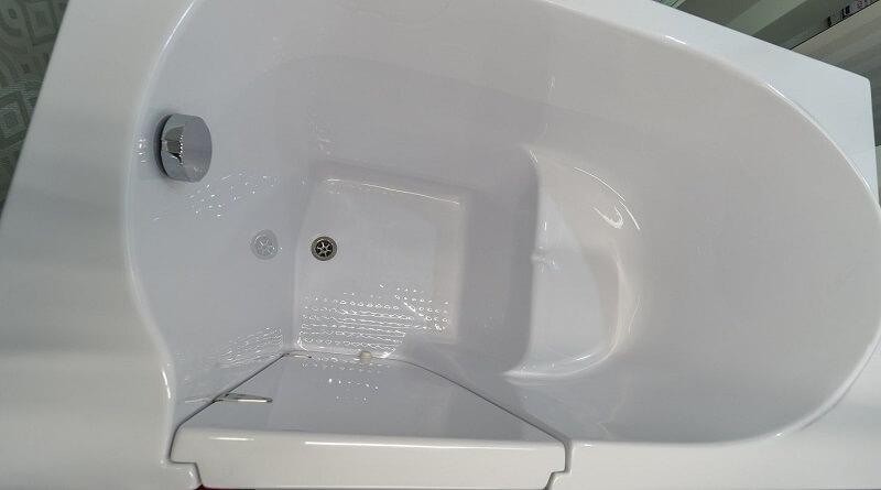 Bezbariérová vaňa s dvierkami ELEGANCA 115L - 115 x 68 cm dvierka na ľavej strane