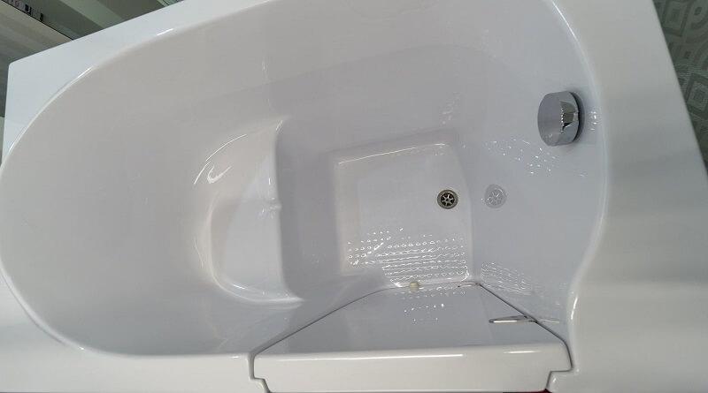 Bezbariérová vaňa s dvierkami ELEGANCA 115P - 115 x 68 cm dvierka na pravej strane