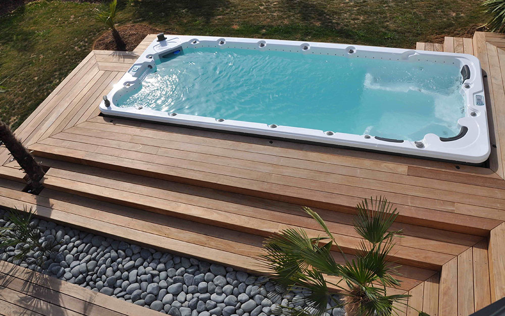 M-SPA - SPA bazén s hydromasážou 590 x 228 x 150 cm
