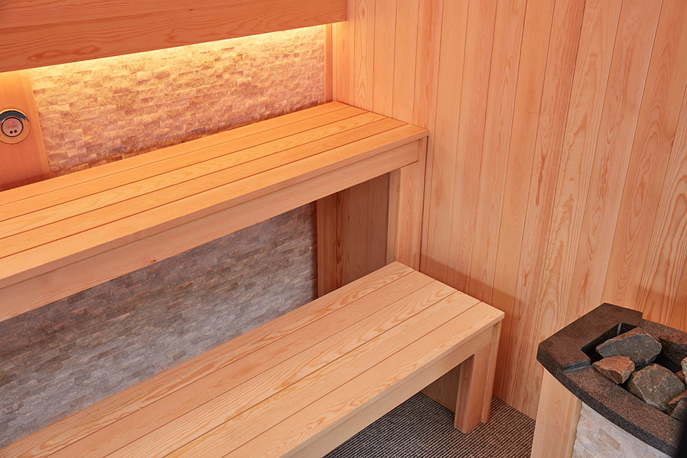 M-SPA - Suchá sauna s pieckou 220 x 180 x 210 cm 6kW