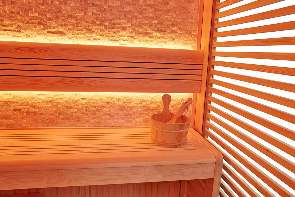 M-SPA - Suchá sauna s pieckou 200 x 200 x 210 cm 6kW